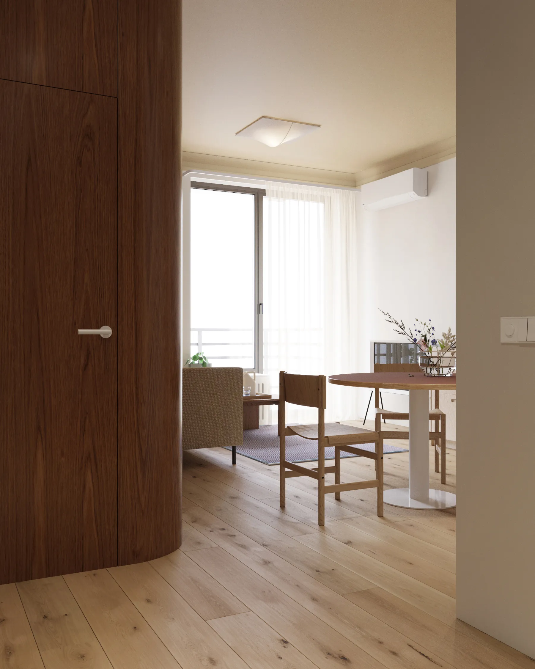Axolight Nelly Straight Loft-Væglampe 