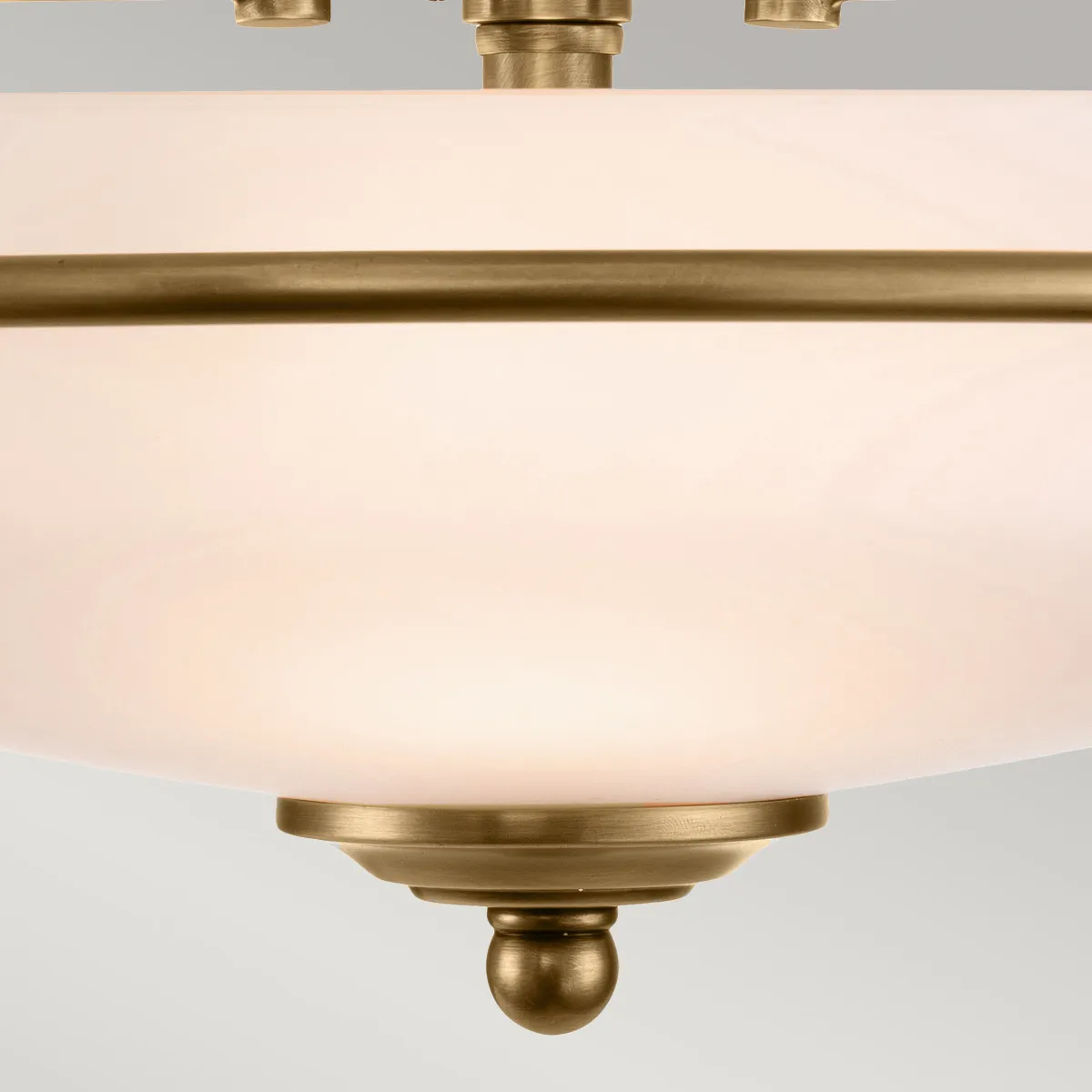 Elstead Griffin 3 plafond Messing