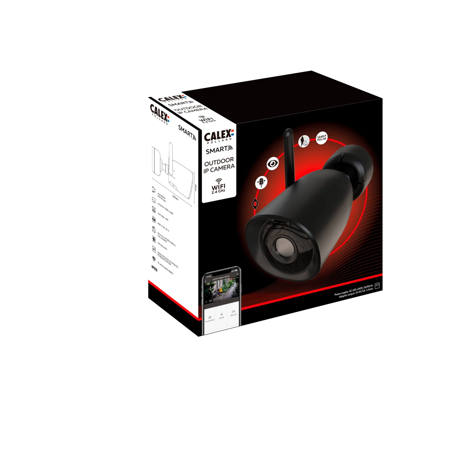 Calex Smart Udendørs Kamera 4MP