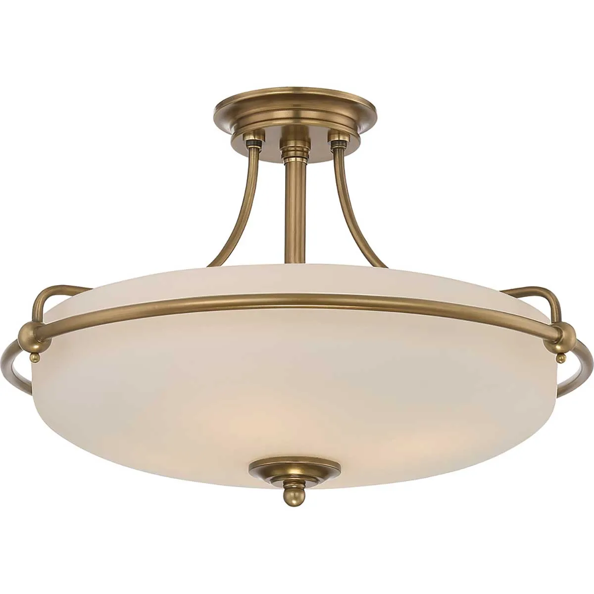 Elstead Griffin 3 loftlampe Messing