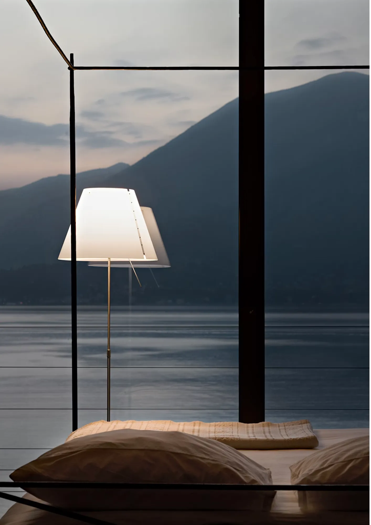 Luceplan Costanza Gulvlampe Messing