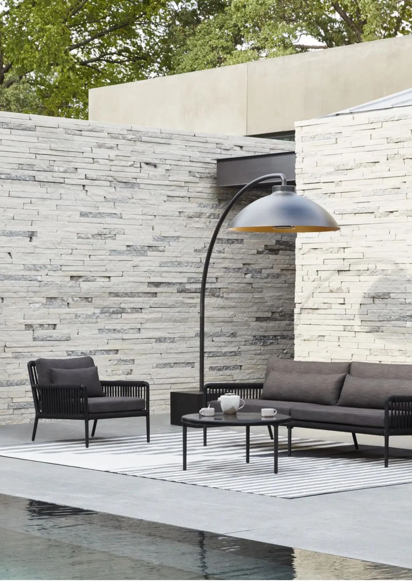 Heatsail Dome FS Gulvlampe med Bluetooth højtaler 