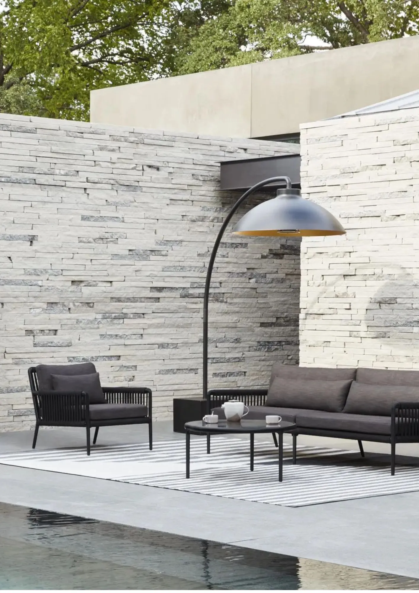 Heatsail Dome FS Gulvlampe med Bluetooth højtaler 