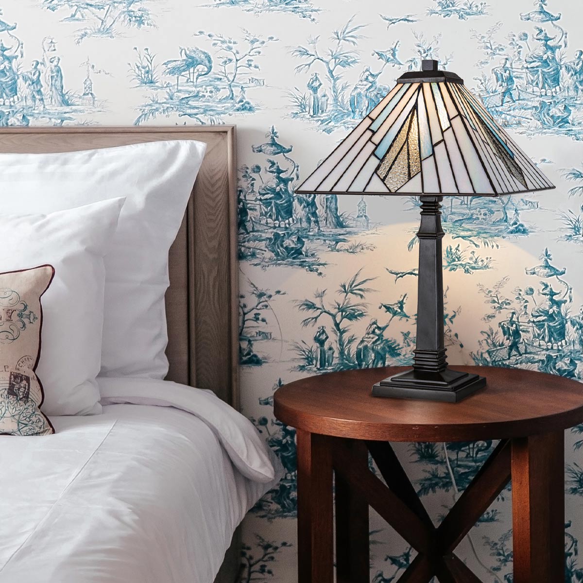 Tiffany Alderley 1 bordlampe Large