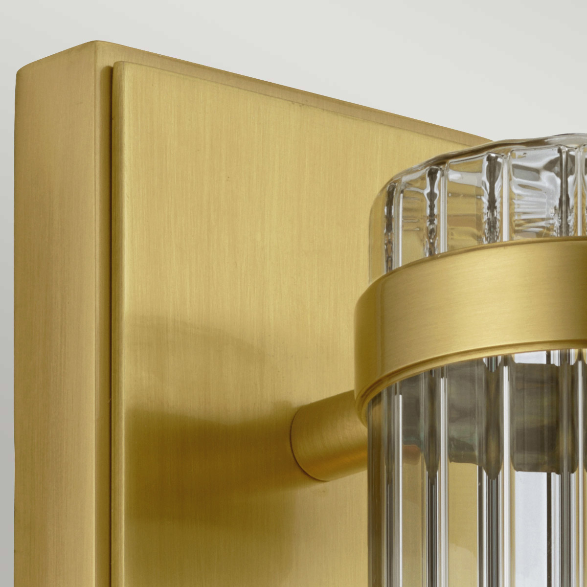 Elstead Wellington 1 væglampe Messing