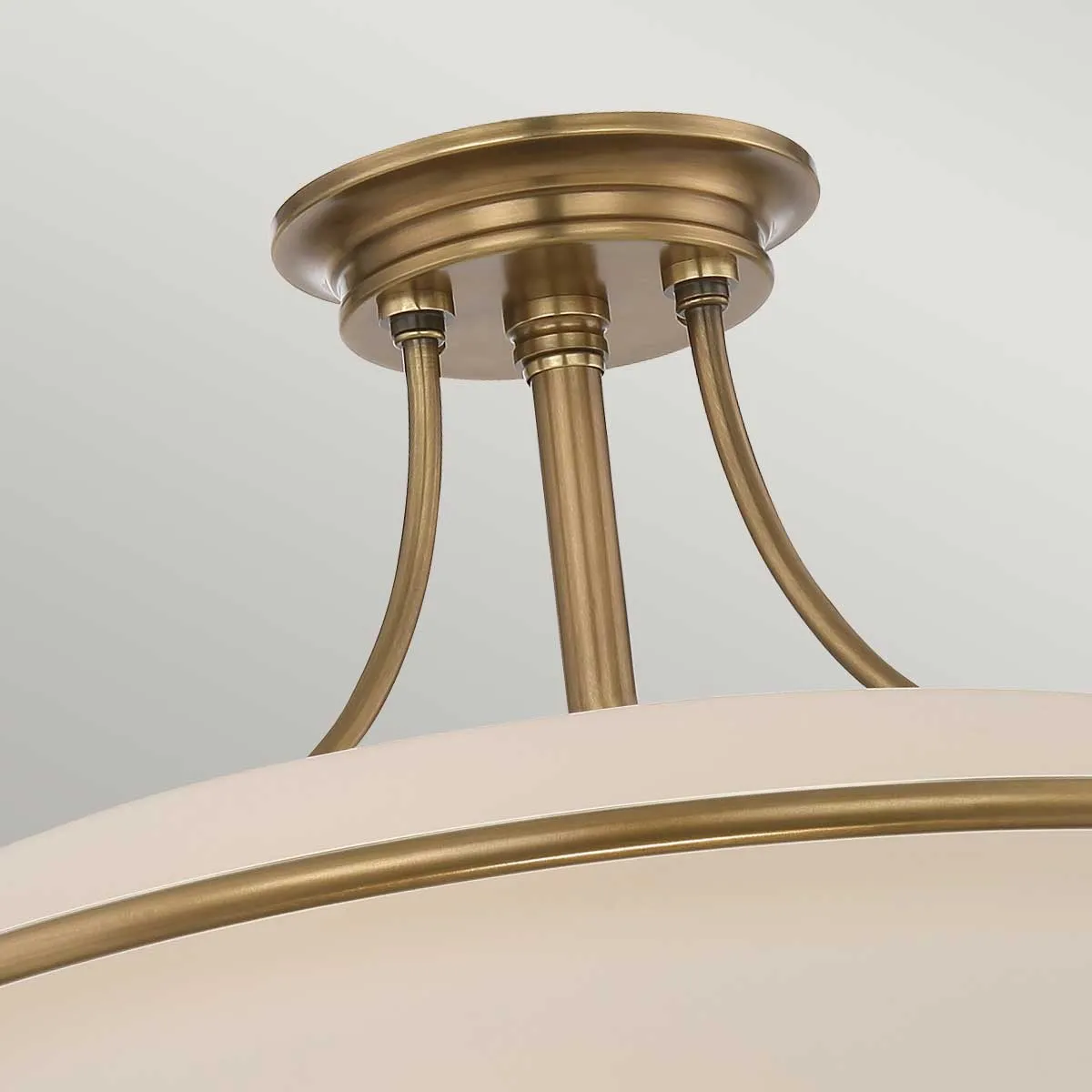 Elstead Griffin 3 loftlampe Messing