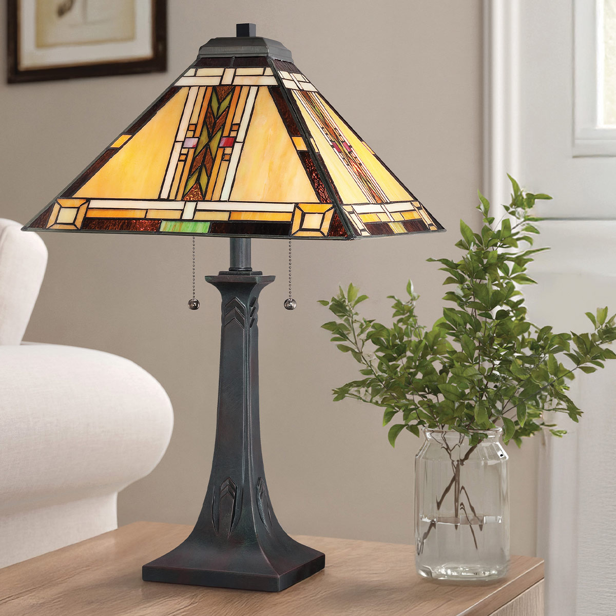 Tiffany Navajo 2 bordlampe