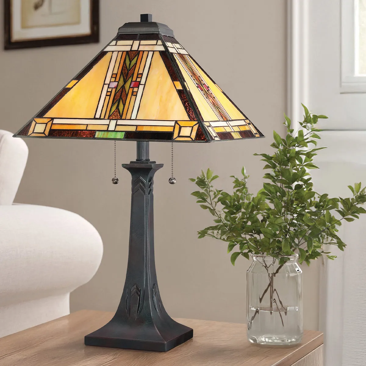 Tiffany Navajo 2 bordlampe