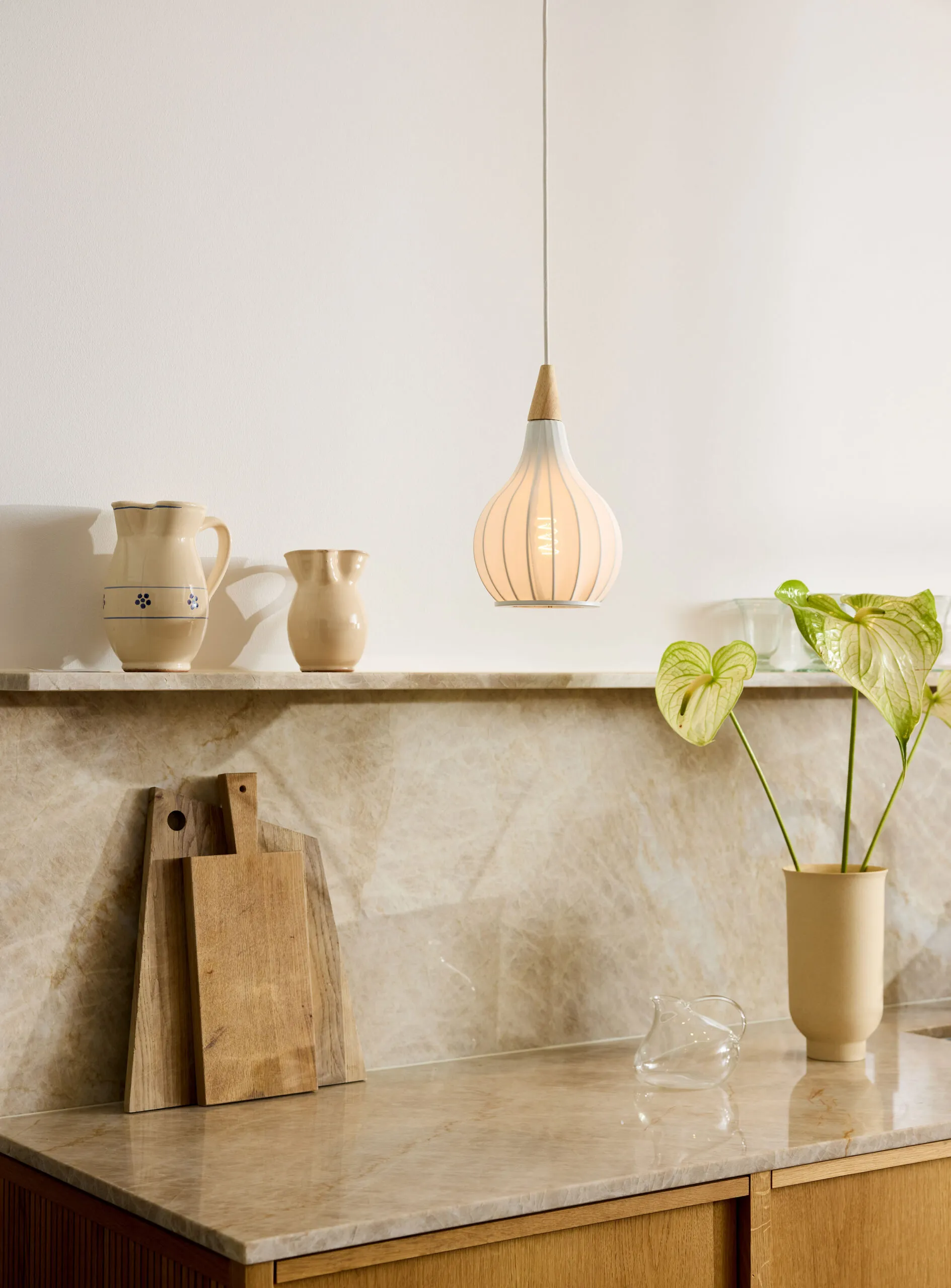 Halo Design Drops Textile Pendel