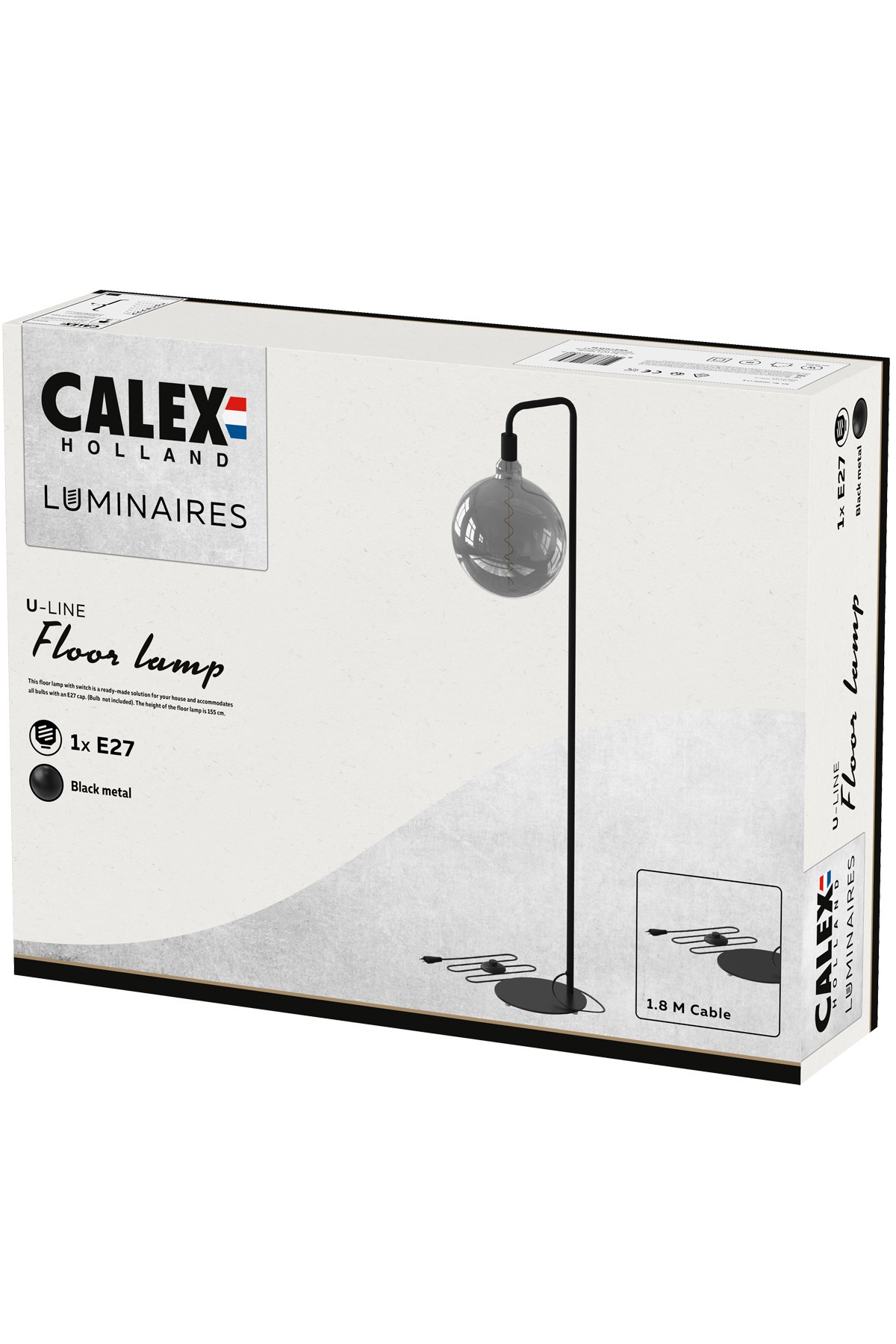 Calex U-line Gulvlampe