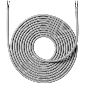 Stofledning - Lysegrå - 4 meter