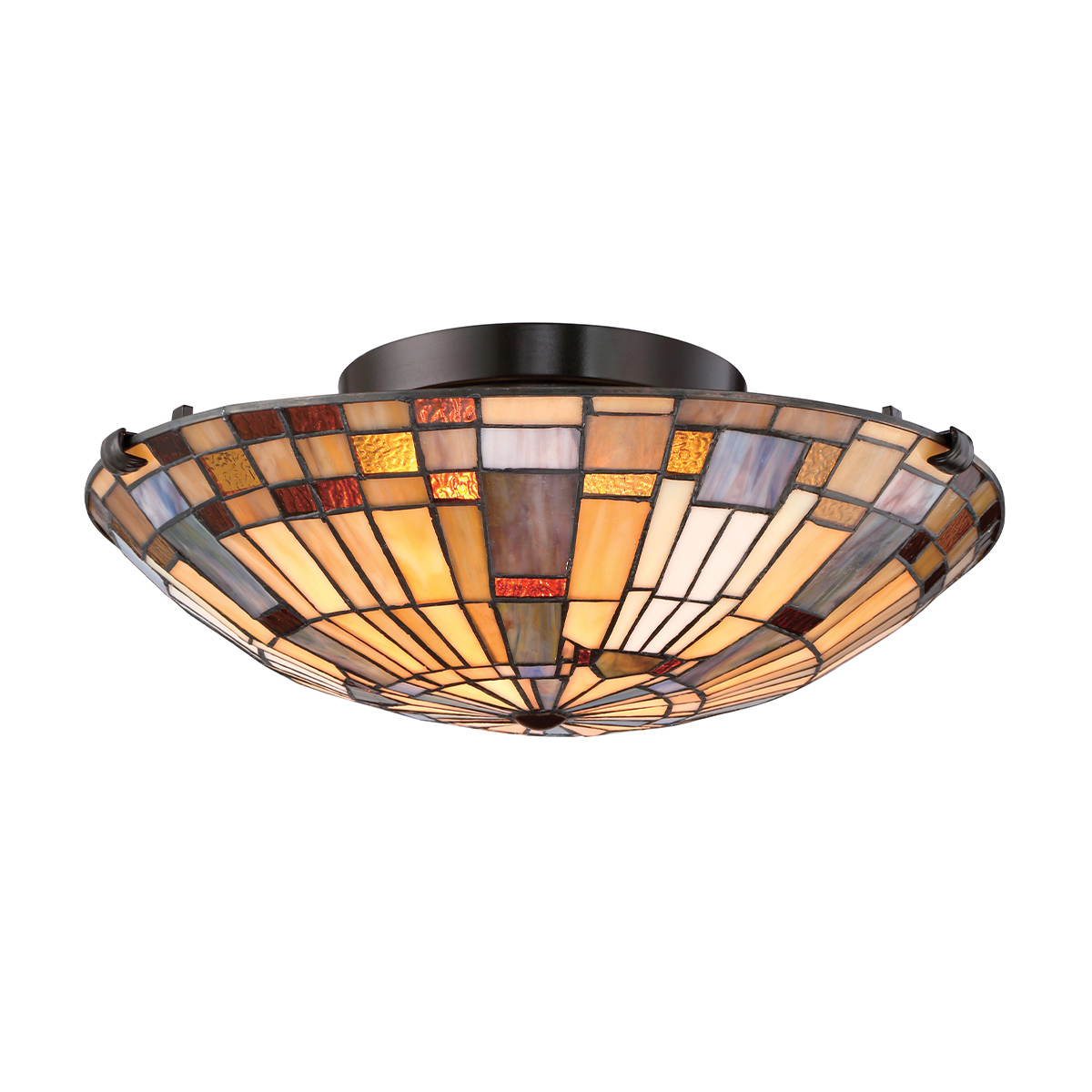 Tiffany Inglenook 2 loftlampe Small