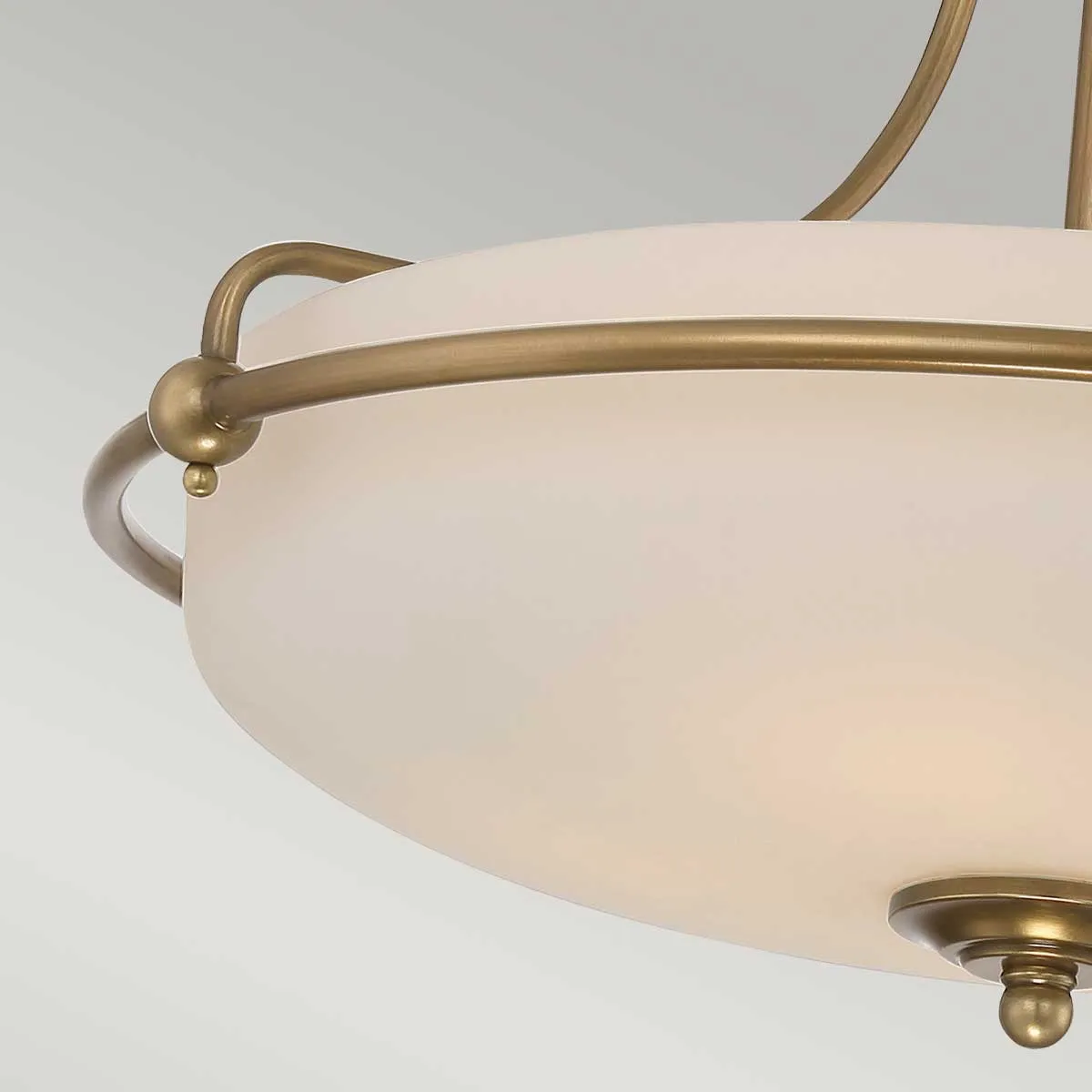 Elstead Griffin 3 loftlampe Messing