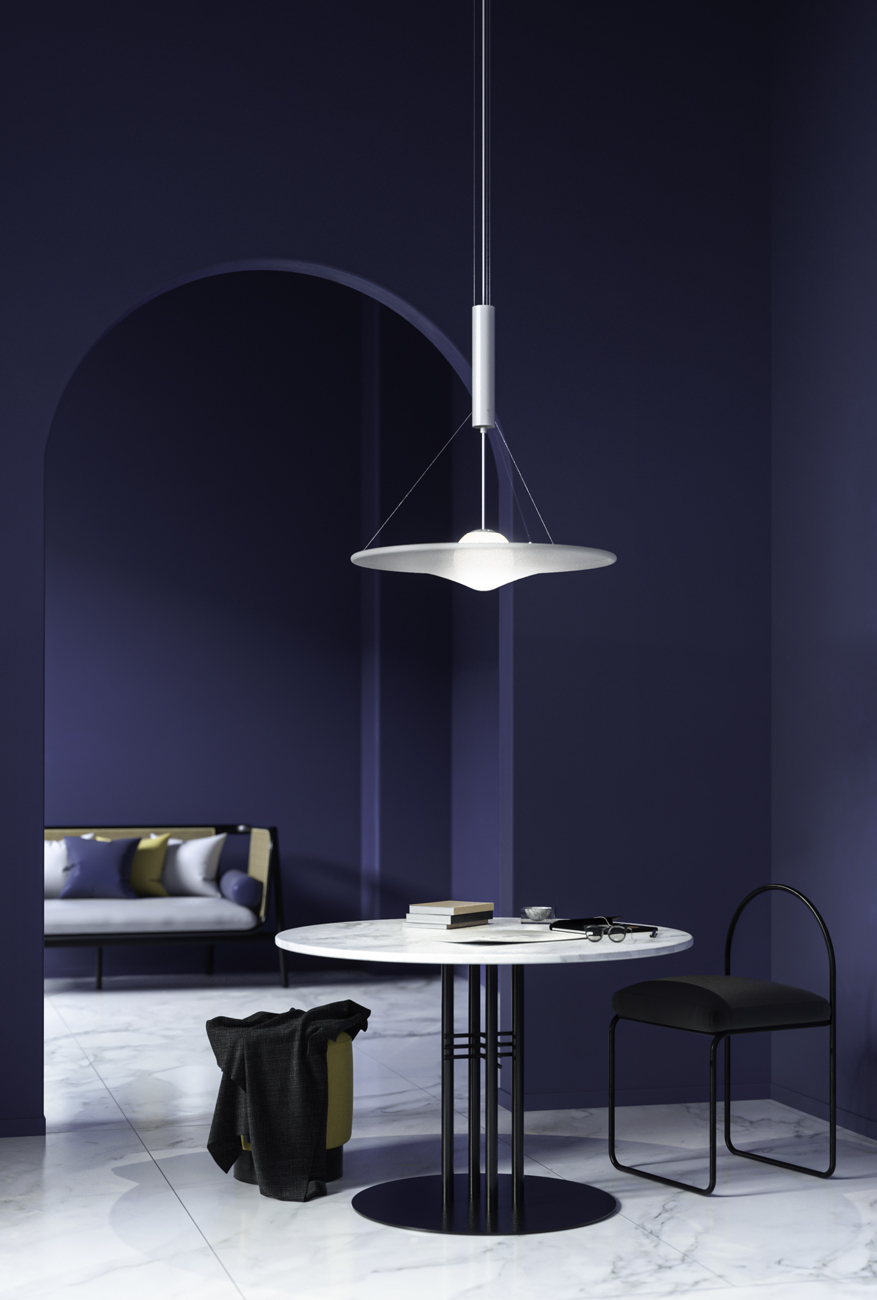 Axolight Manto Pendellampe Hvid