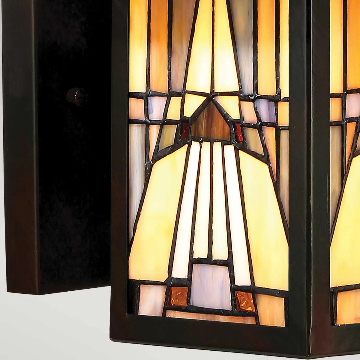 Tiffany Inglenook 1 væglampe Small
