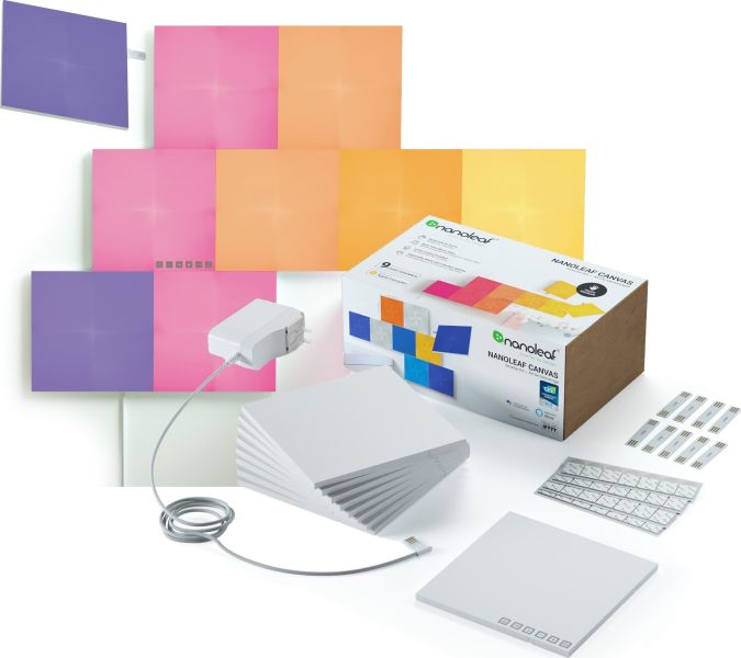 Nanoleaf Canvas Starterkit  9 panels