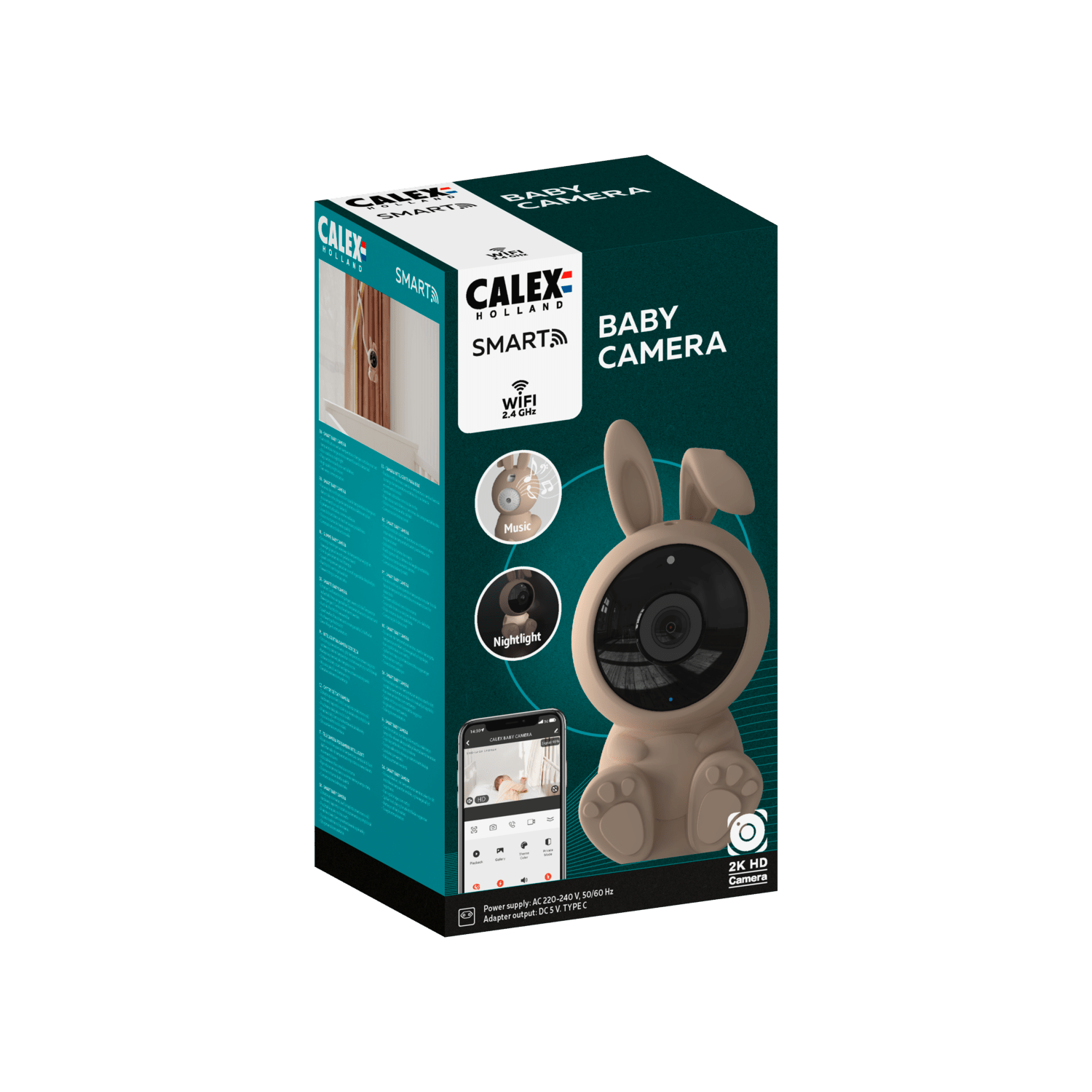 Calex Smart Baby Camera Full HD 3MP