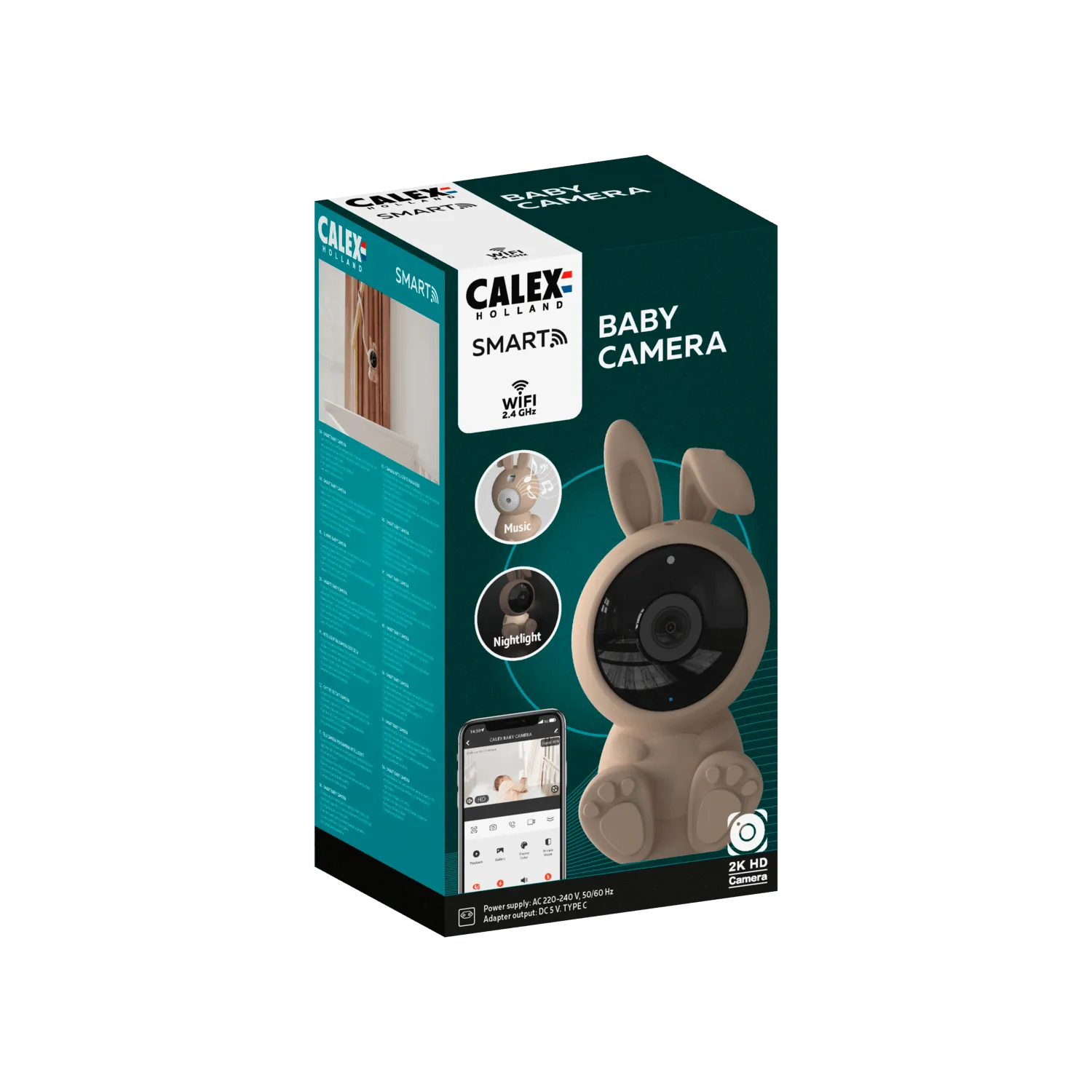 Calex Smart Baby Camera Full HD 3MP