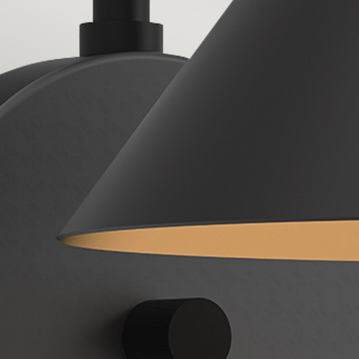 Elstead Remyck 1 væglampe - Sort