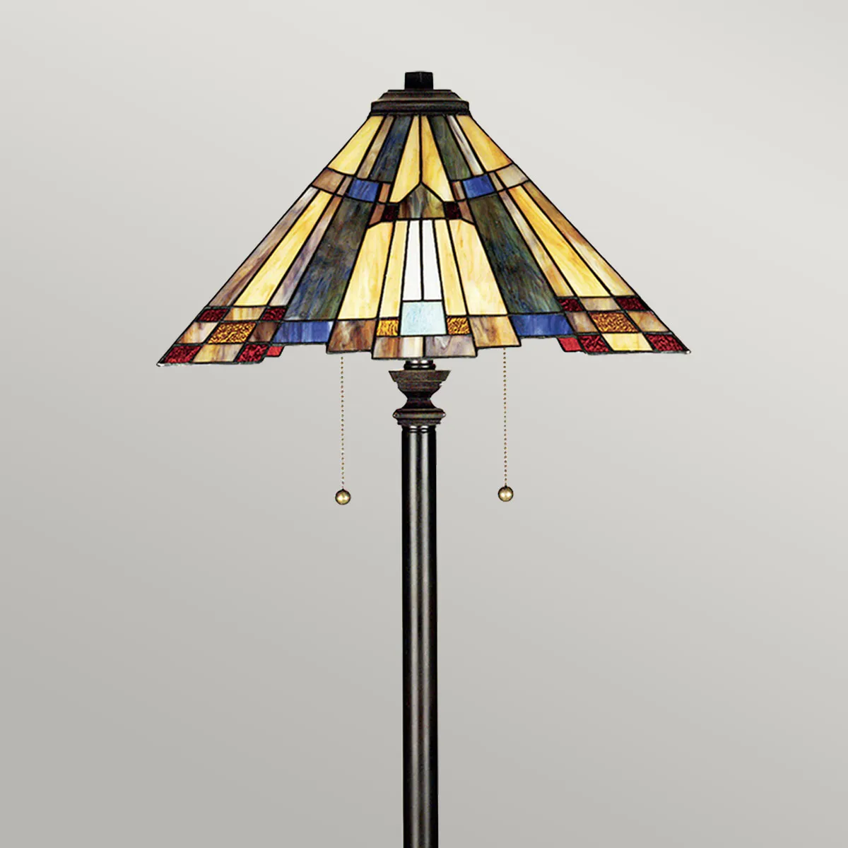 Tiffany Inglenook 2 gulvlampe