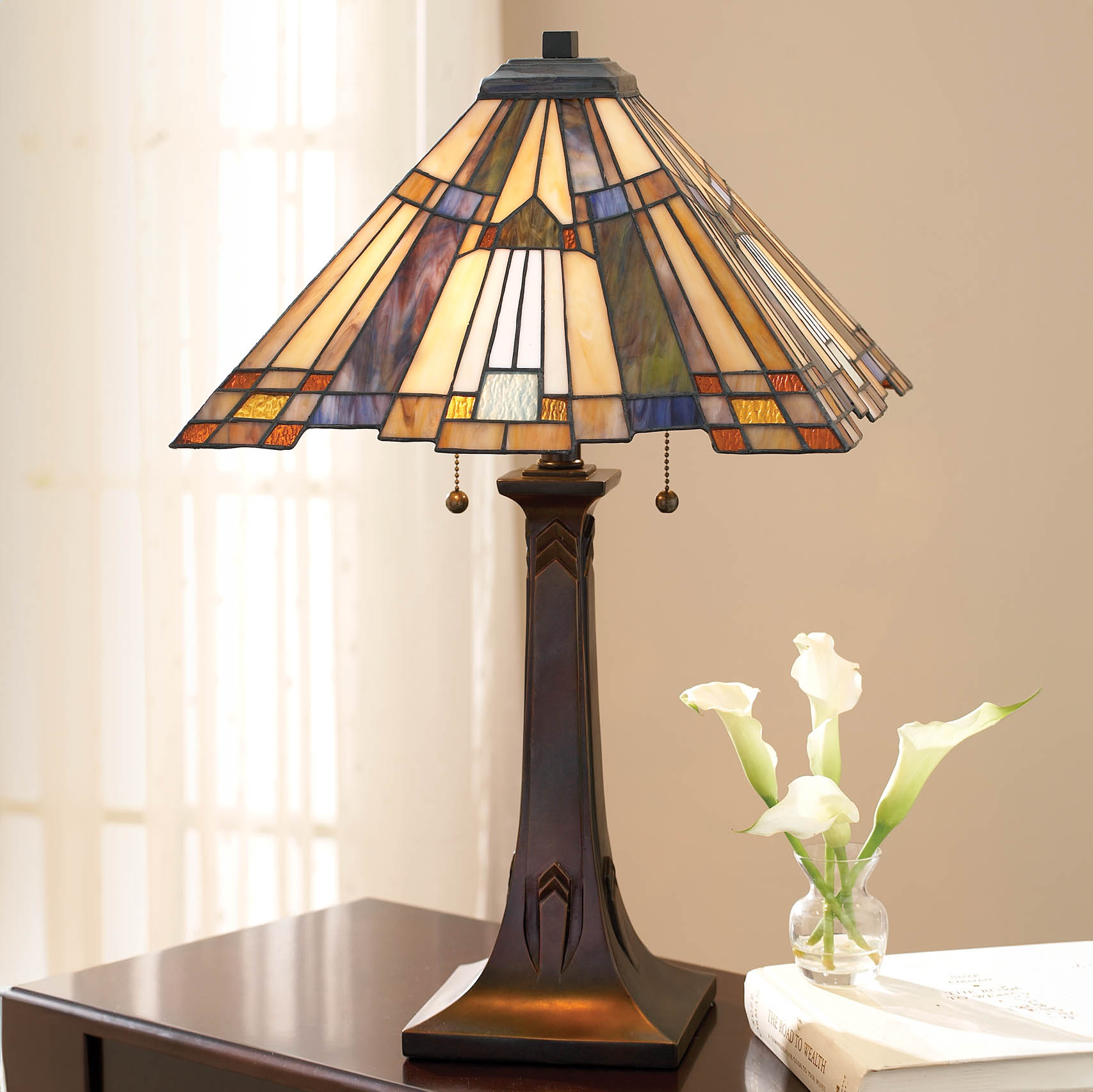 Tiffany Inglenook 2 bordlampe