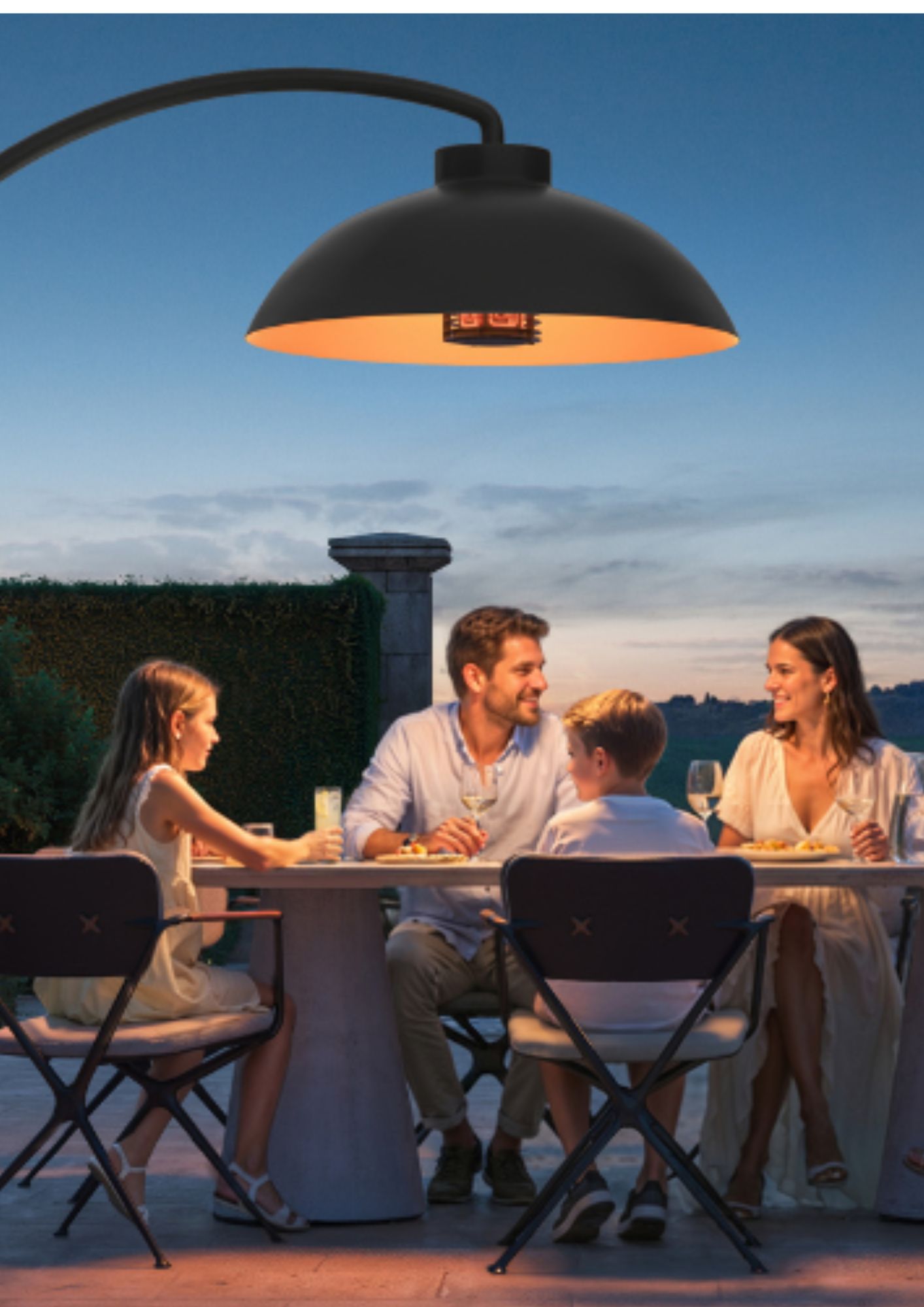 Heatsail Dome FS Gulvlampe med Bluetooth højtaler 