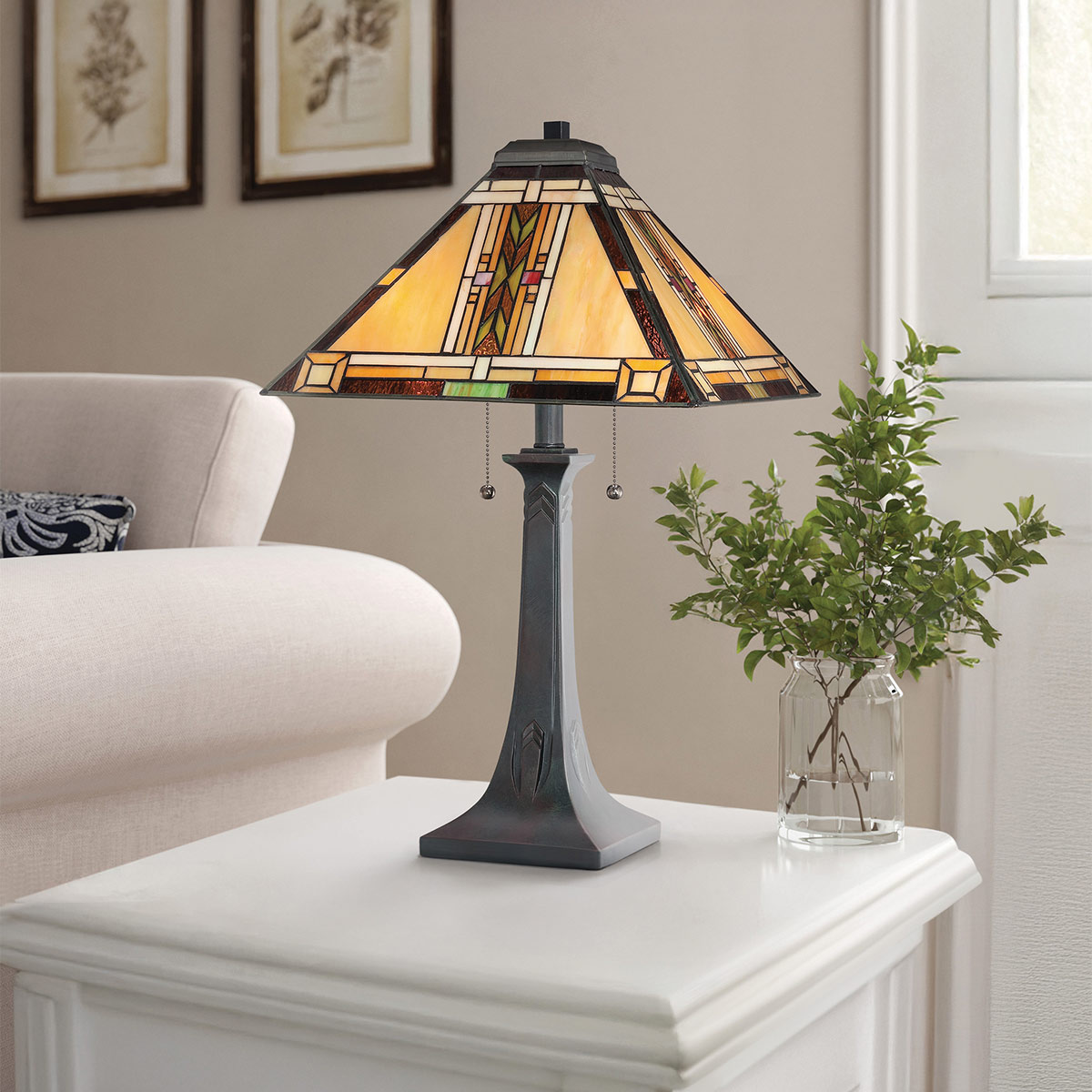 Tiffany Navajo 2 bordlampe