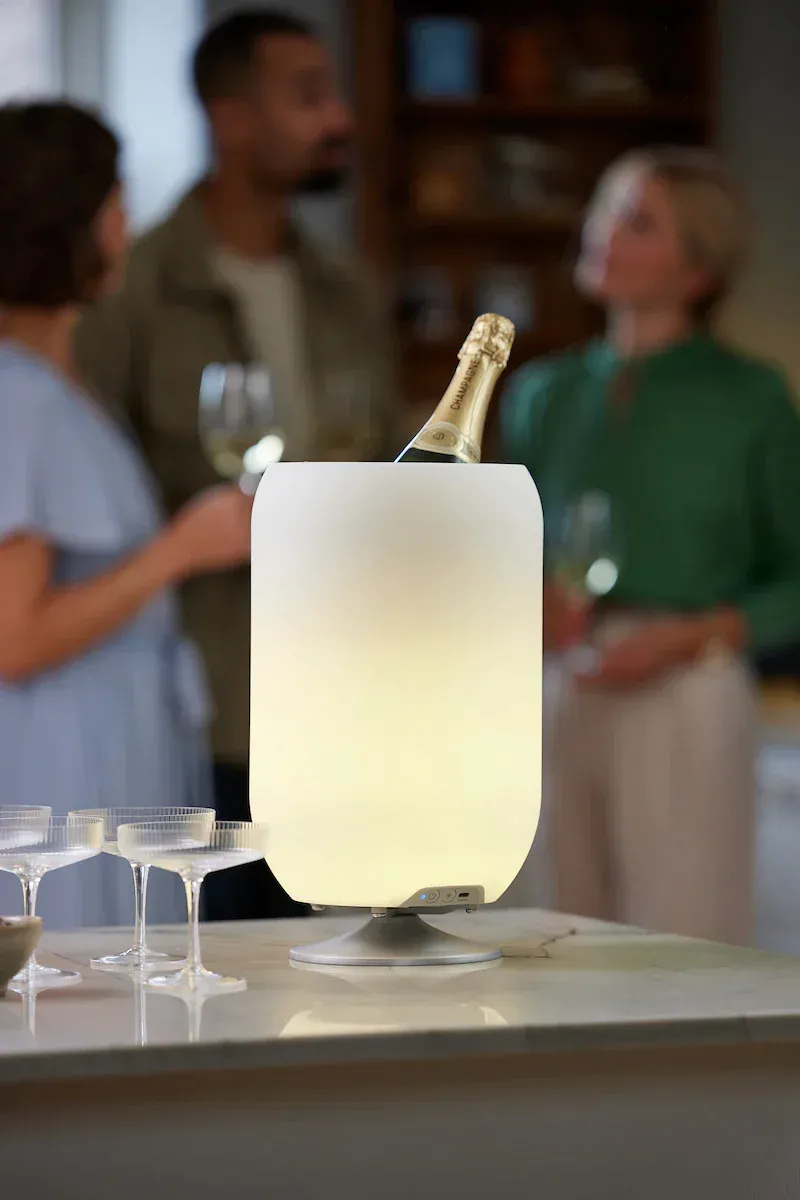 Kooduu Atmos Lampe med Højttaler & Vinkøler
