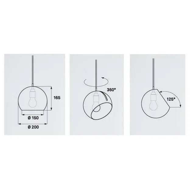 Nyta Tilt Globe Pendel