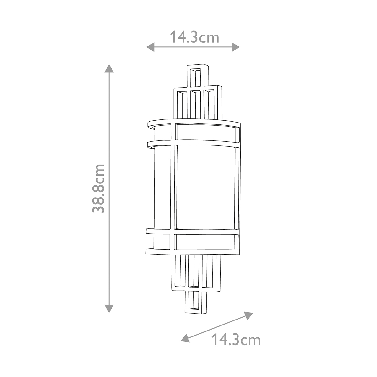 Elstead Fusion Light 1 væglampe Bronze