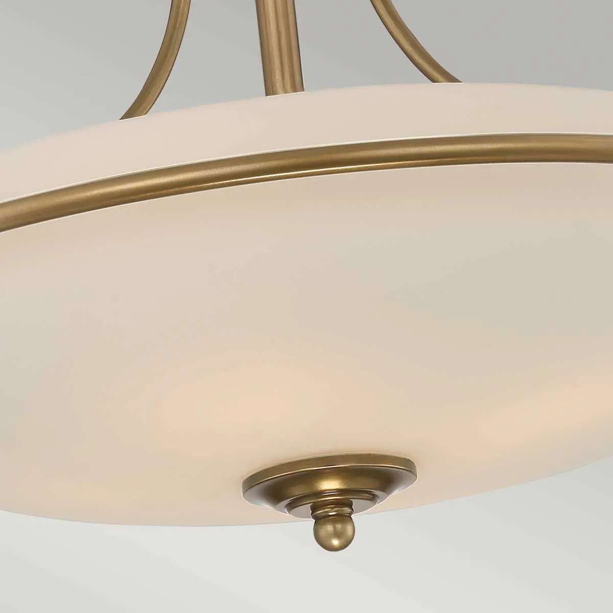 Elstead Griffin 3 loftlampe Messing