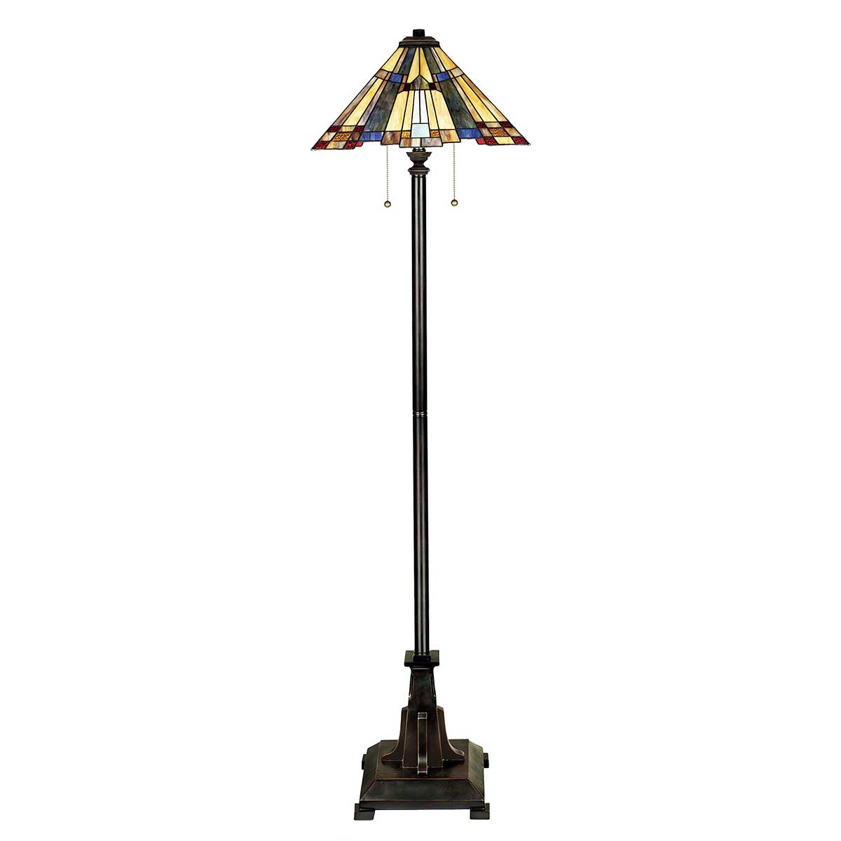 Tiffany Inglenook 2 gulvlampe