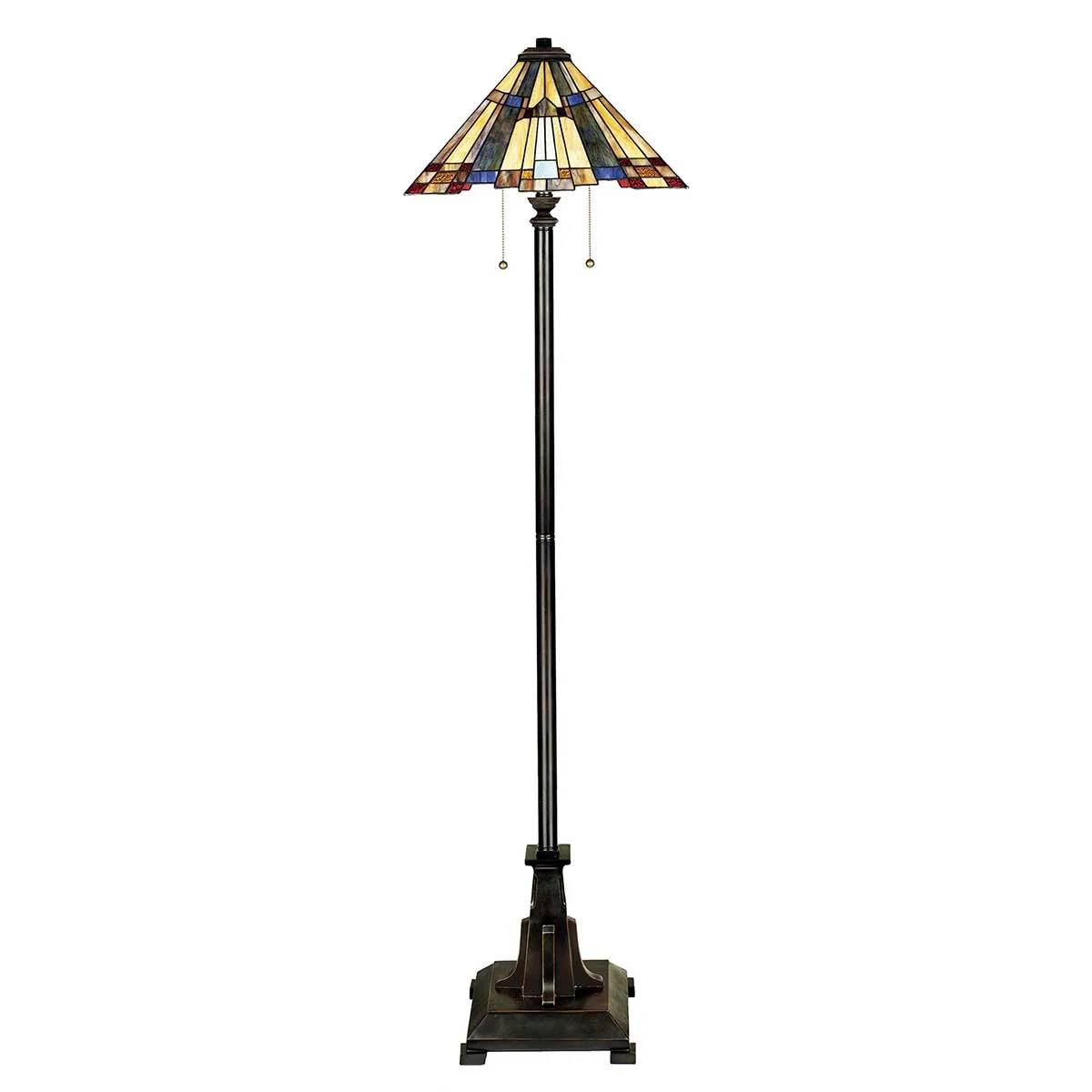 Tiffany Inglenook 2 gulvlampe