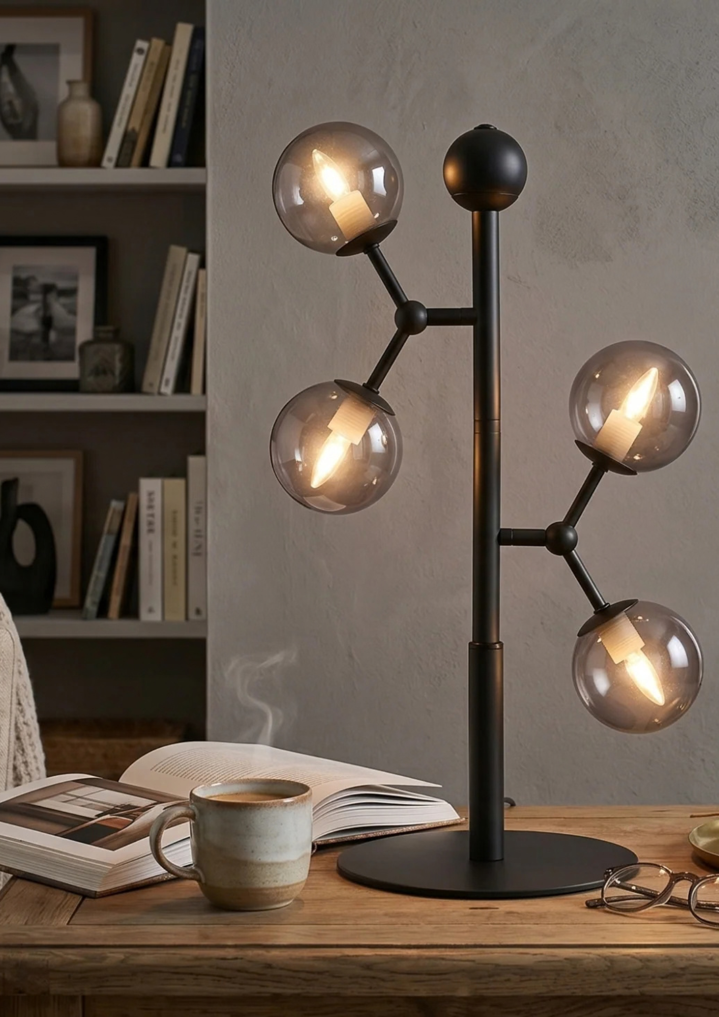 Halo Design Atom Bordlampe