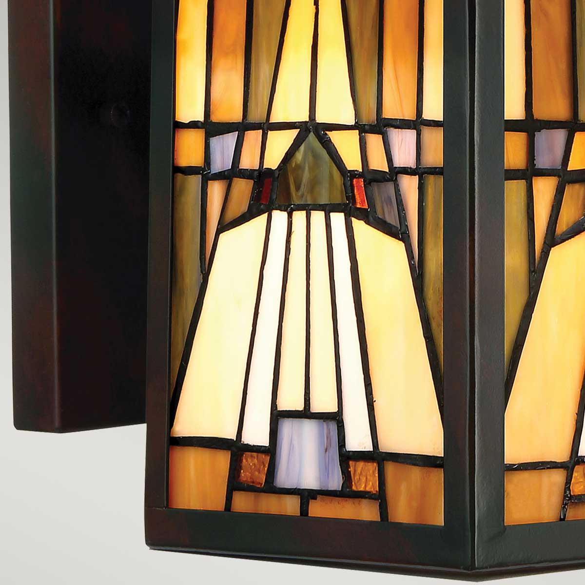 Tiffany Inglenook 1 væglampe Medium  